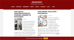 Desktop Screenshot of kirjavinkit.fi